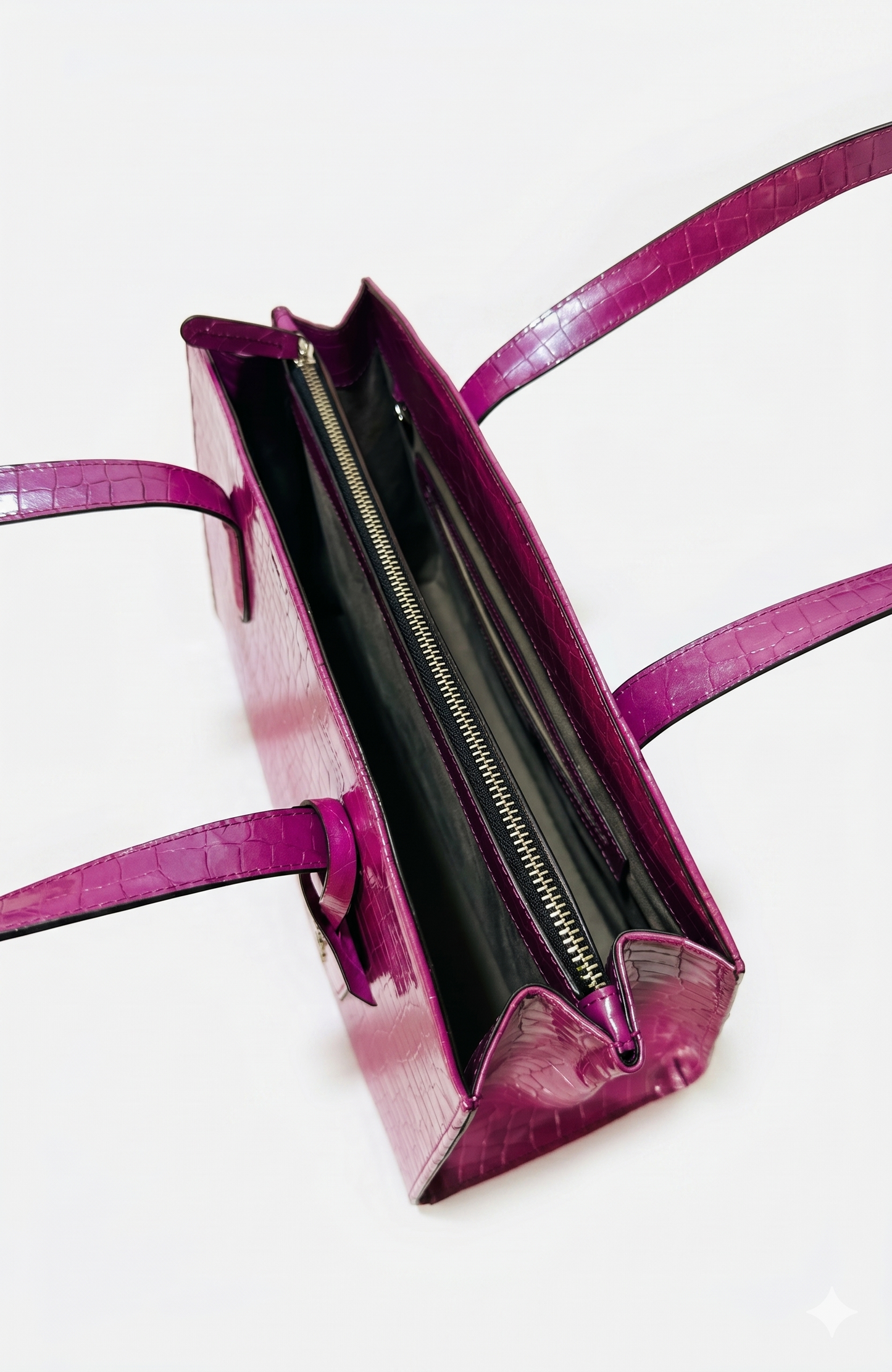 INGRASSIA BAG VIOLET CROCO