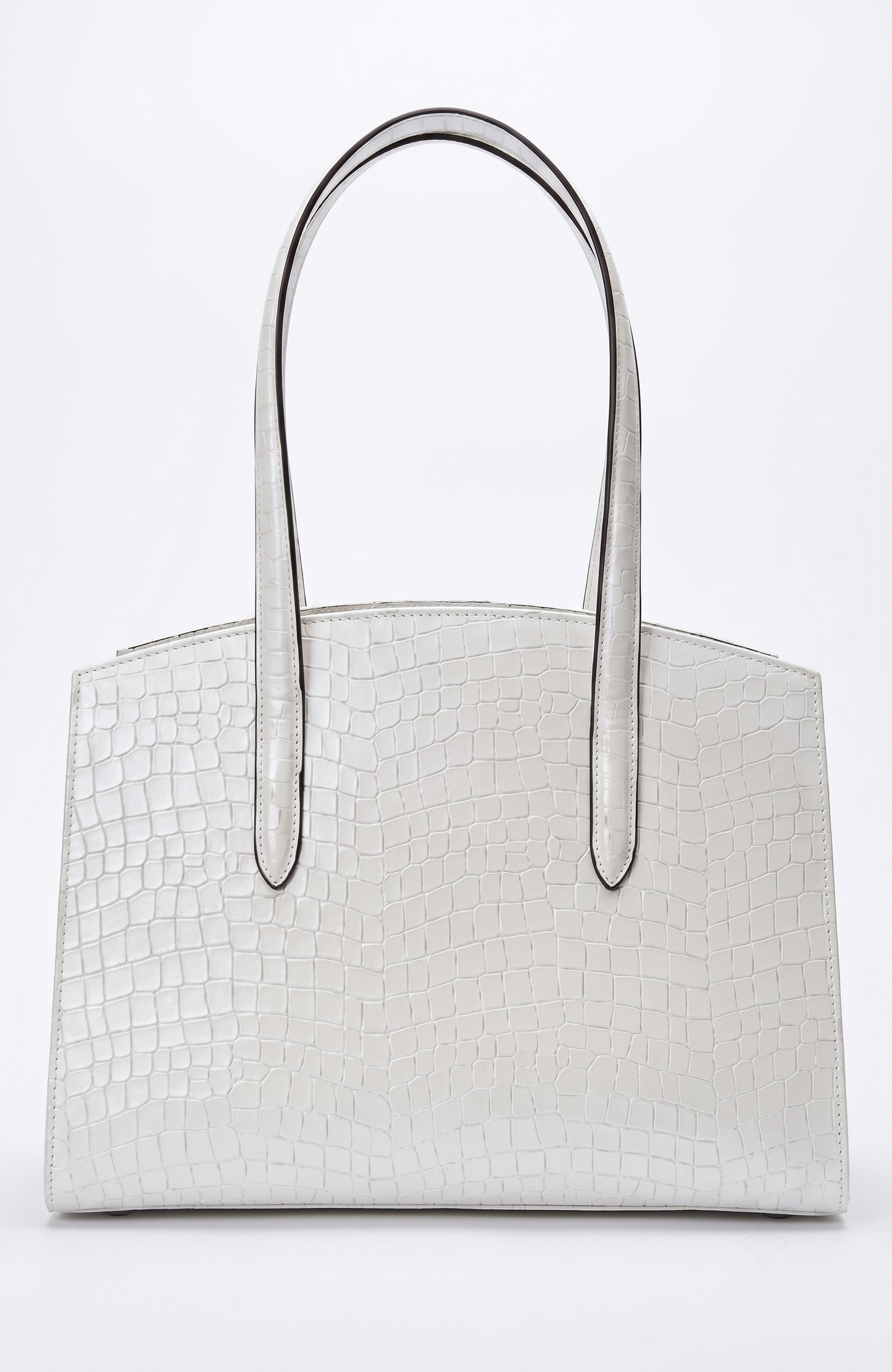 INGRASSIA BAG PEARL WHITE CROCO