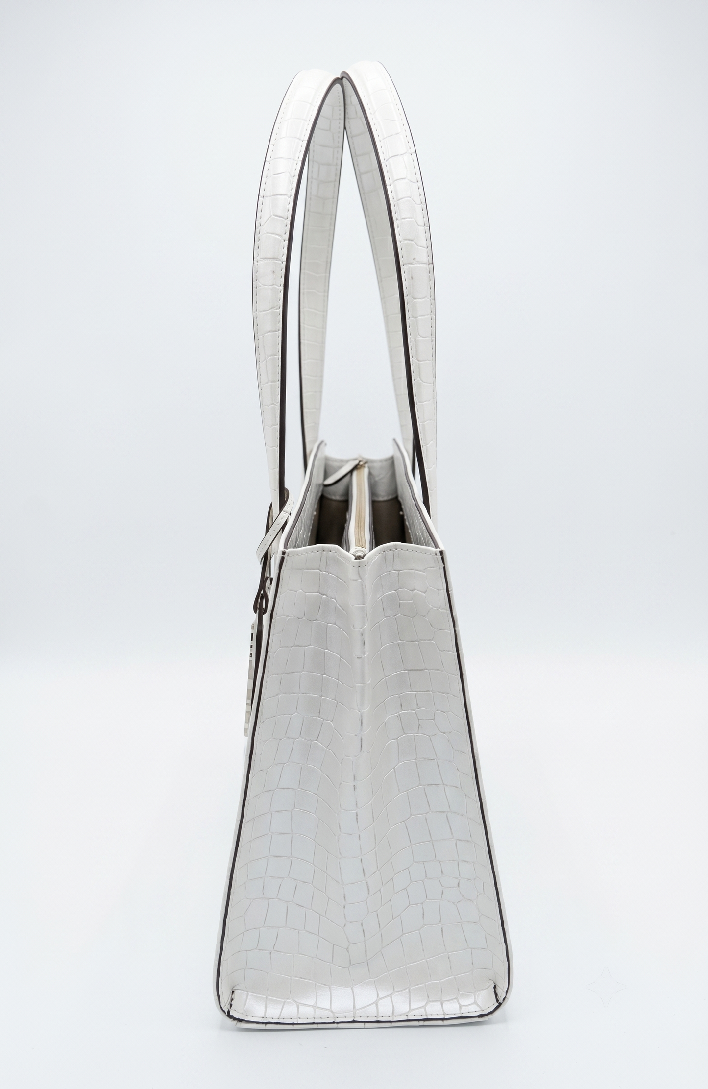 INGRASSIA BAG PEARL WHITE CROCO