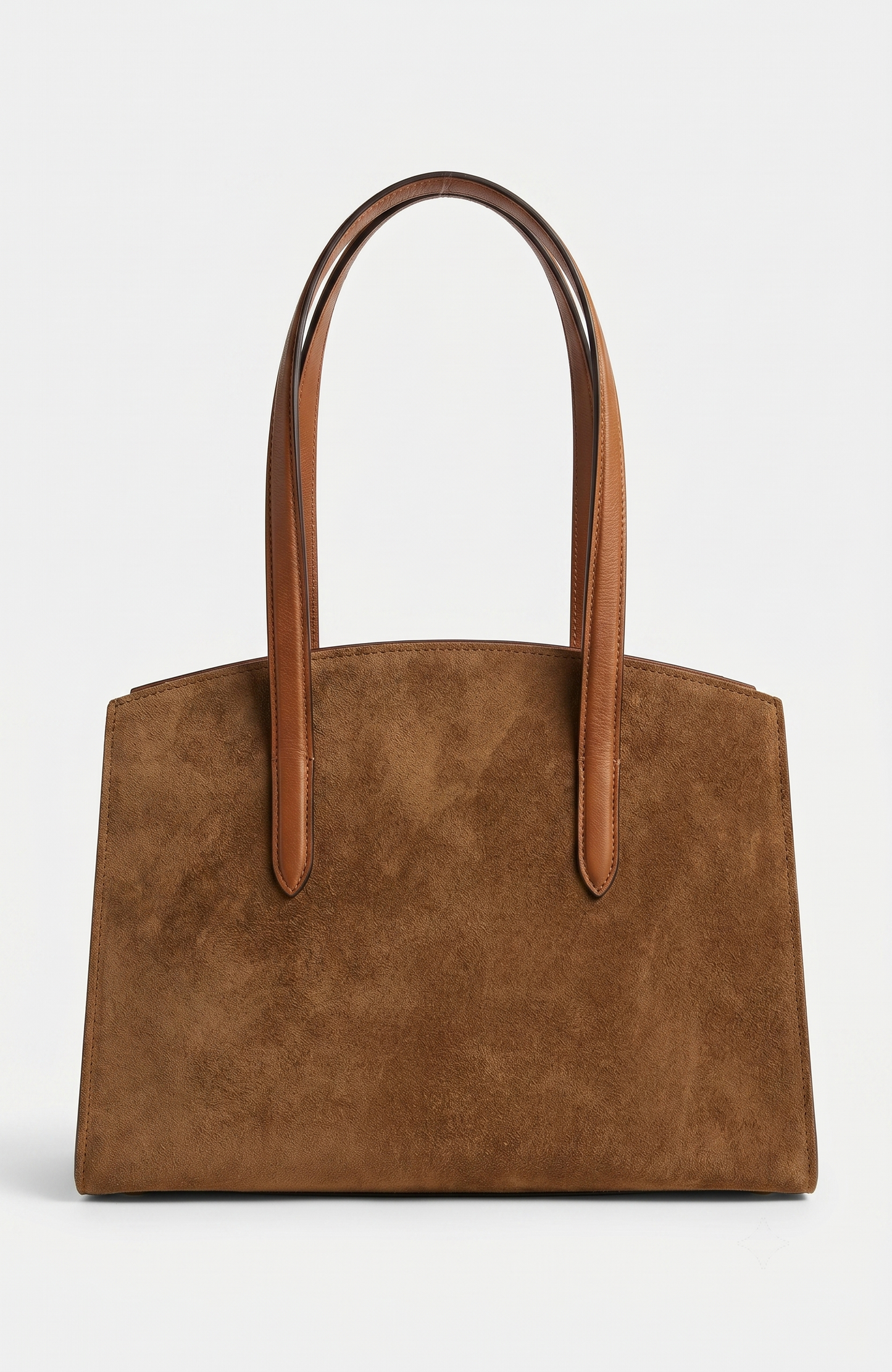 INGRASSIA BAG BROWN SUEDE AND LEATHER