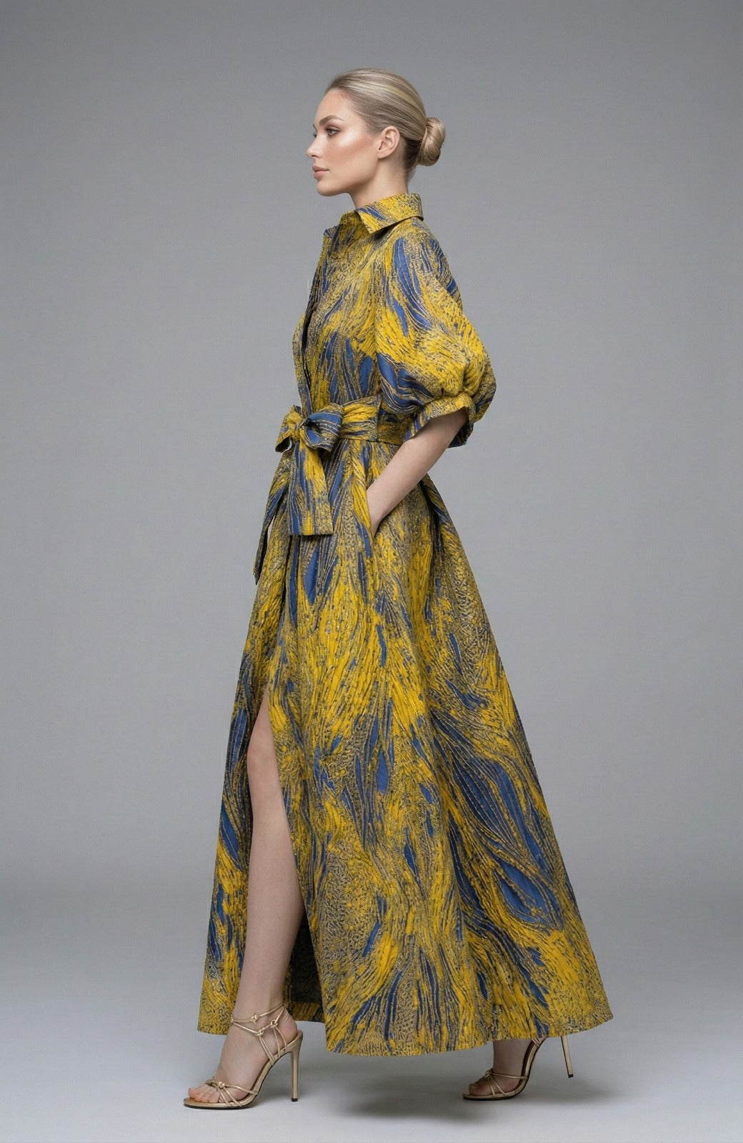 Kennedy Coat Dress W Collar