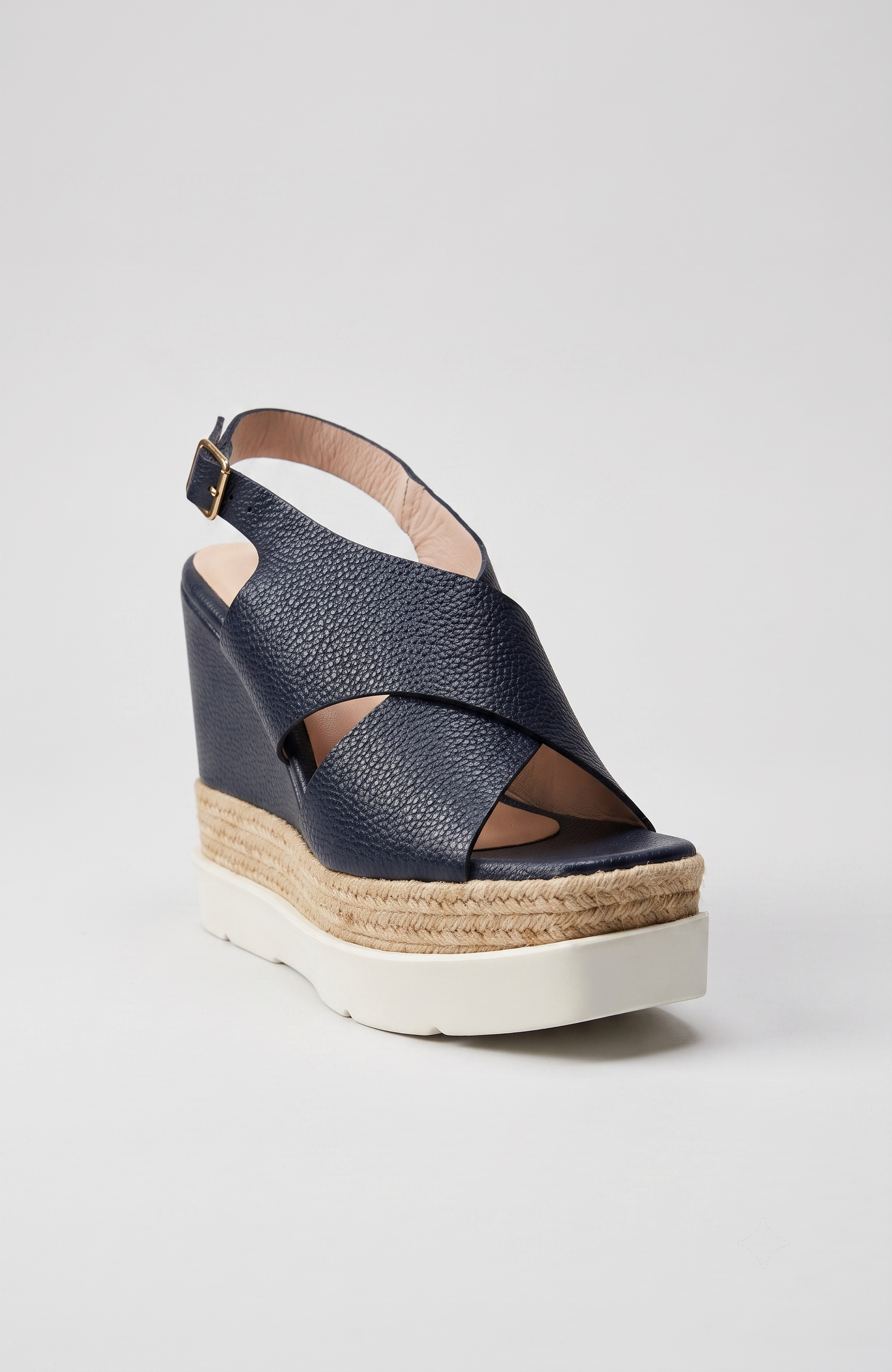 JACOBS WEDGE SANDAL NAVY BLUE