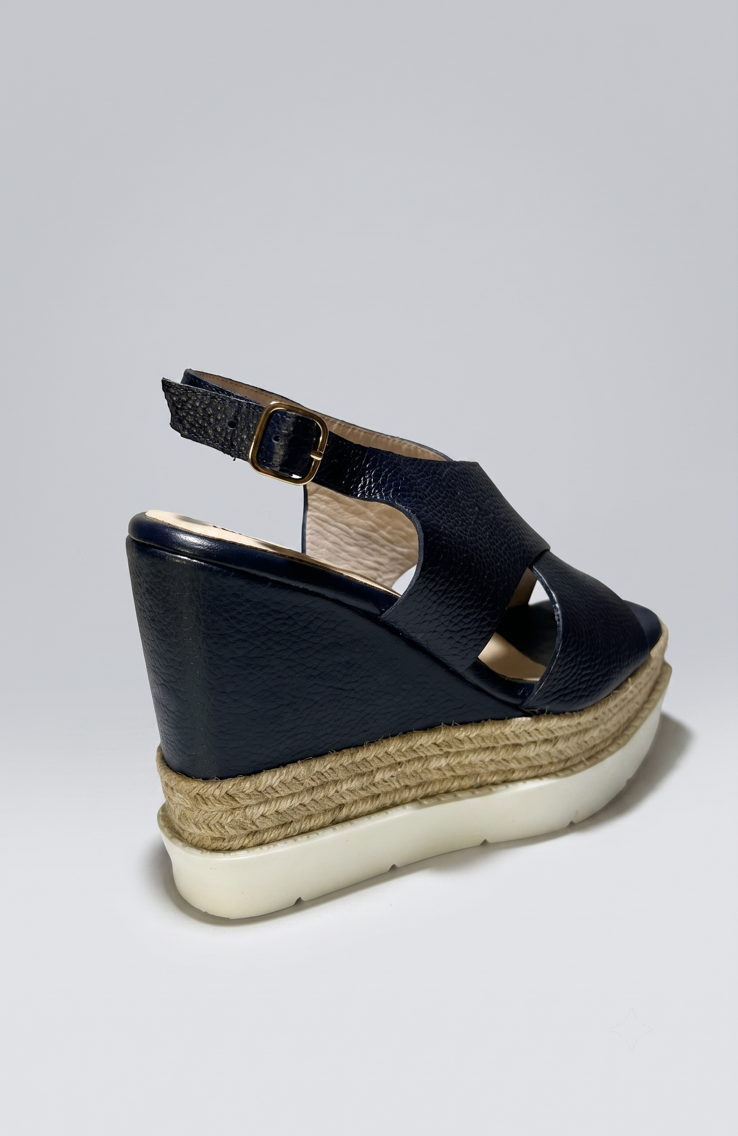 JACOBS WEDGE SANDAL NAVY BLUE