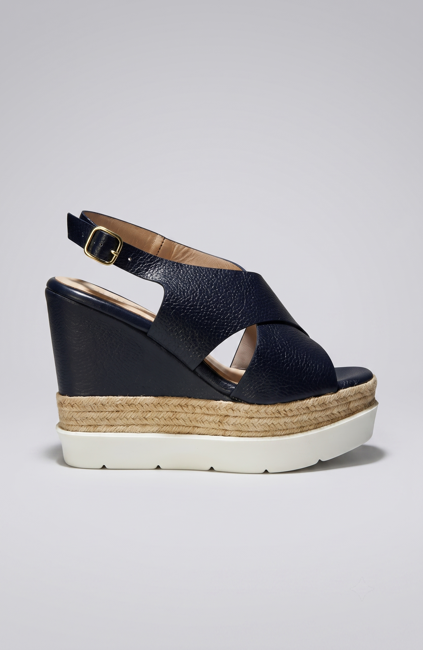 JACOBS WEDGE SANDAL NAVY BLUE