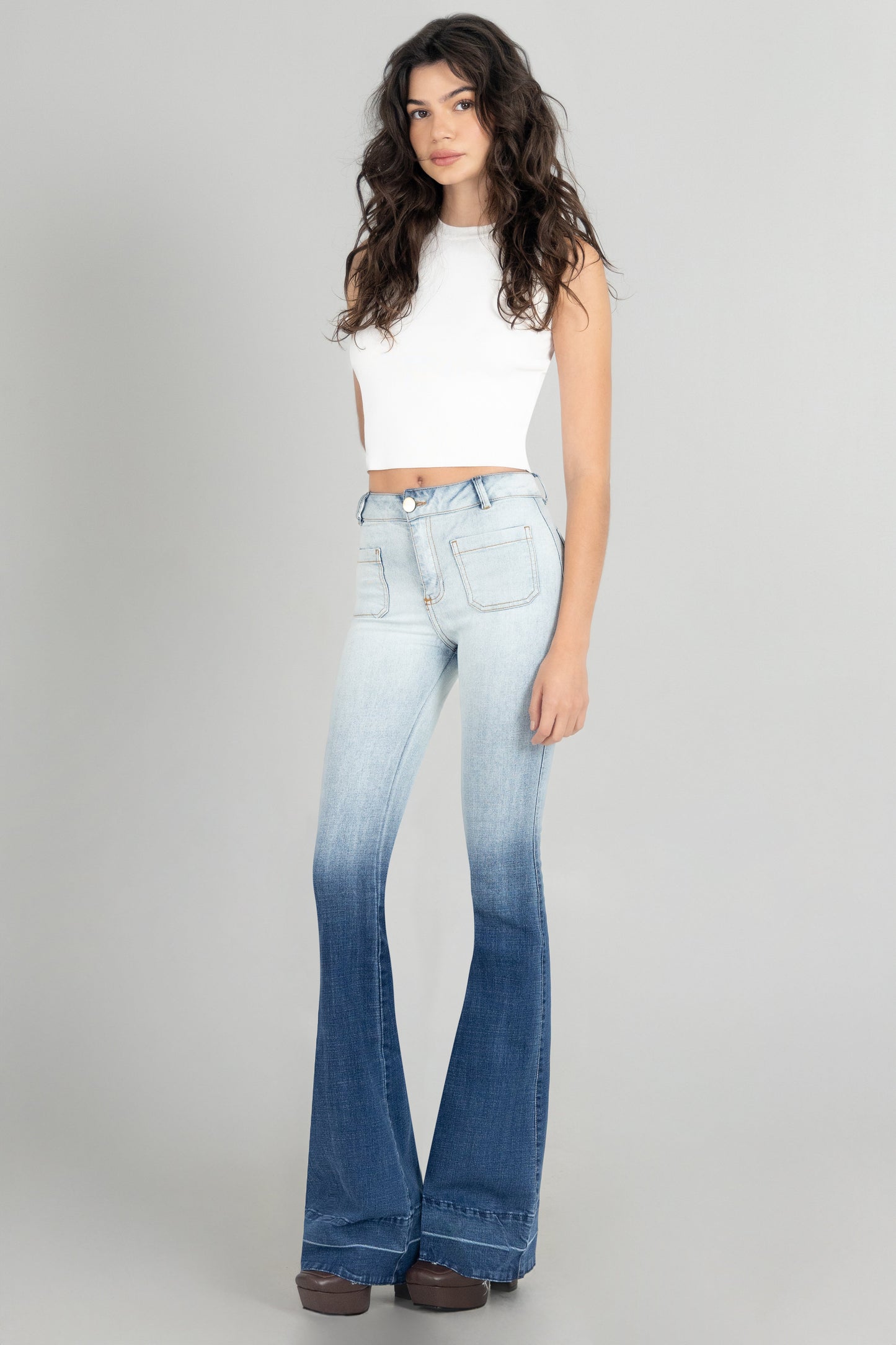 DOYENNE STONE WASH WITH HEM DETAIL