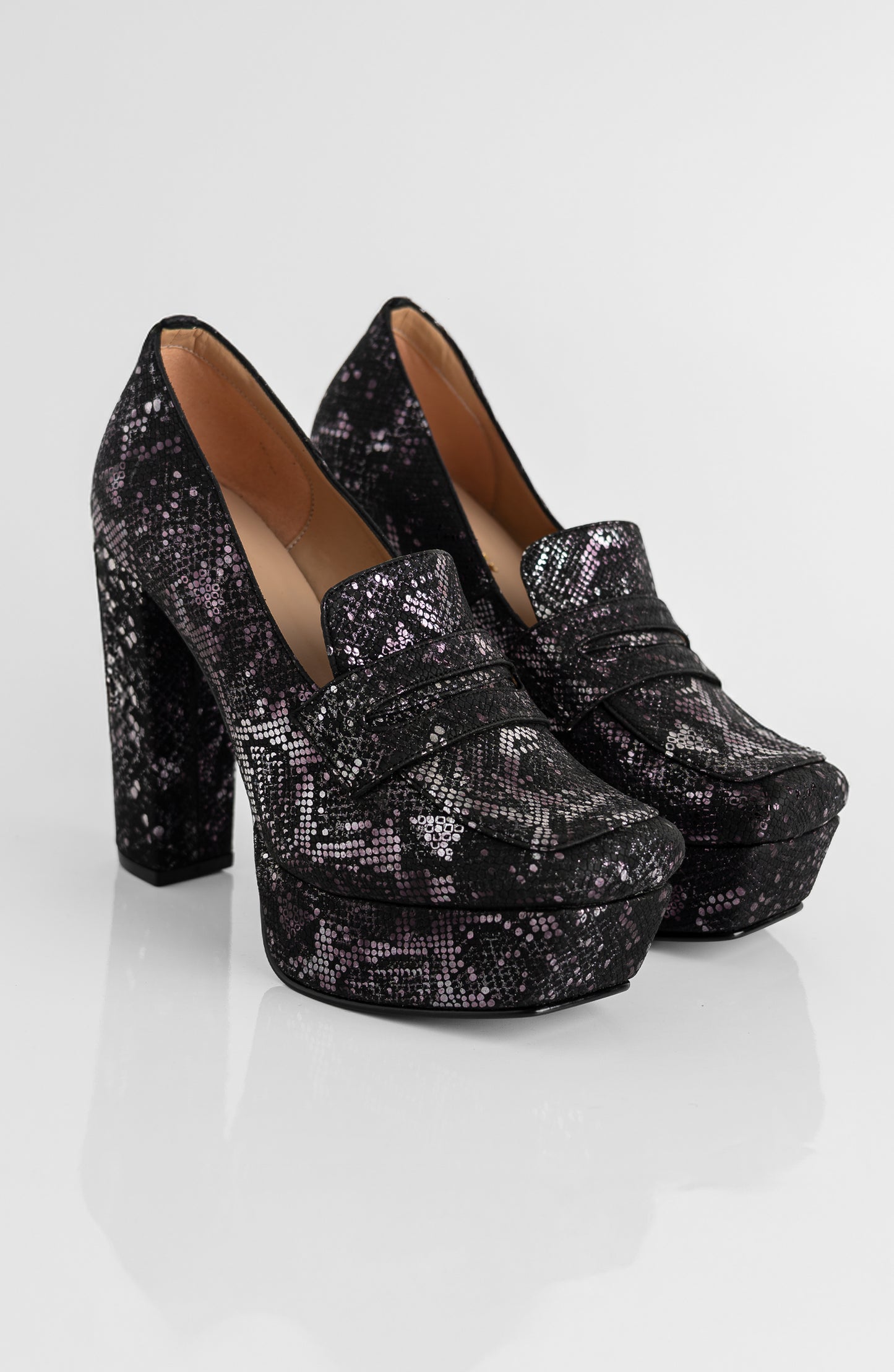 COOPER LOAFER PLATFORM Python Print (Pre Order Del 10/15)