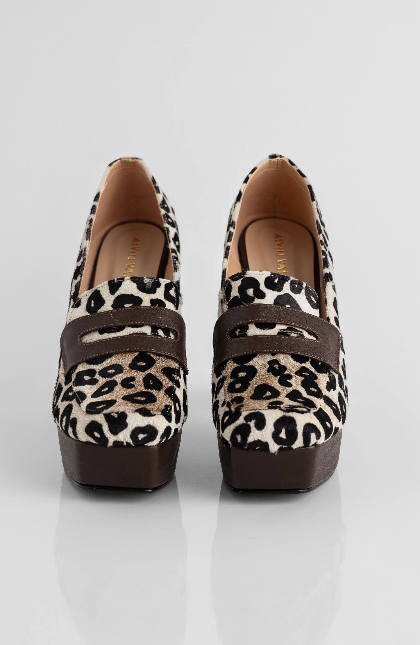 COOPER LOAFER PLATFORM LEOPARD/MOCHA
