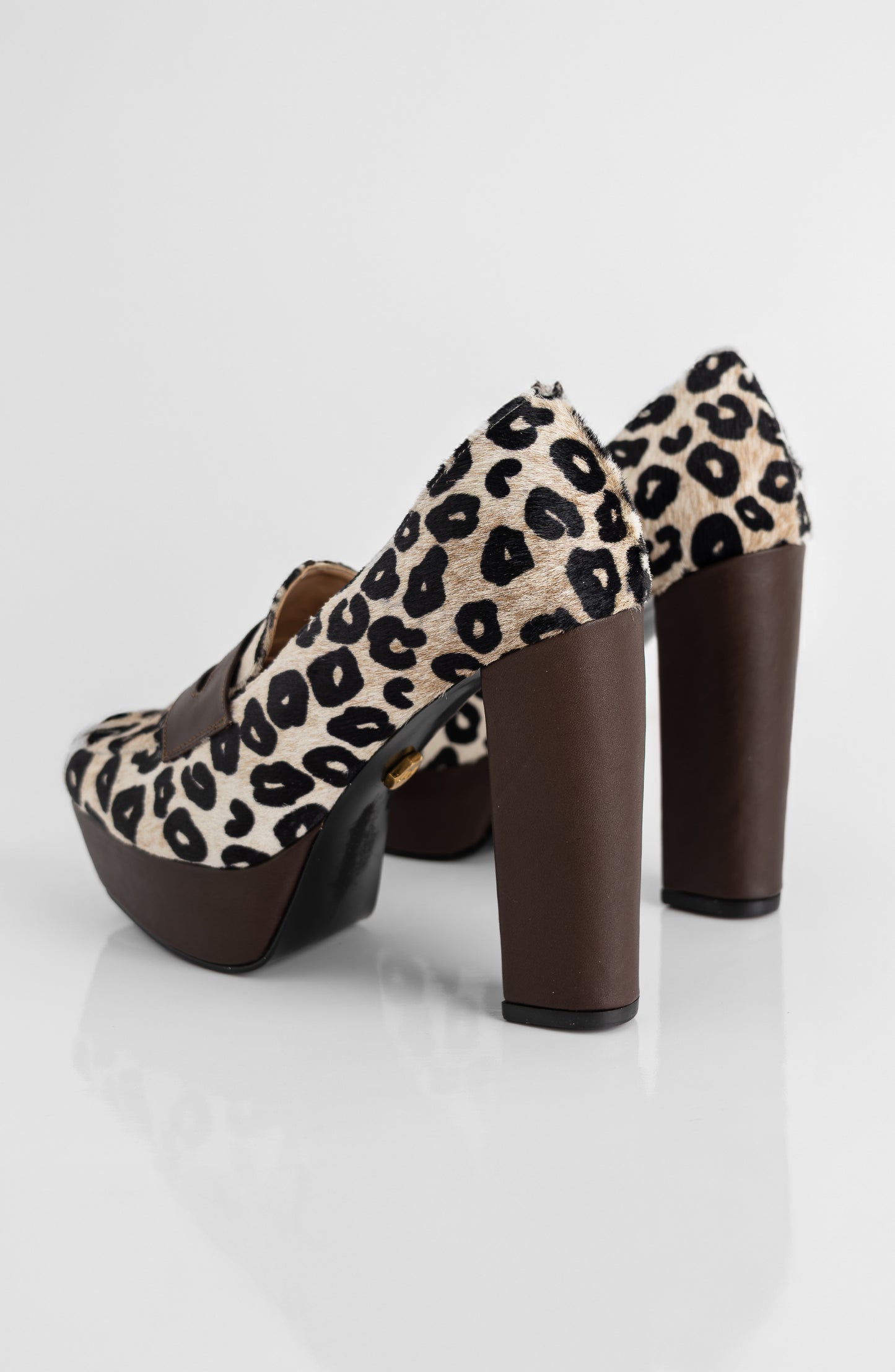 COOPER LOAFER PLATFORM LEOPARD/MOCHA