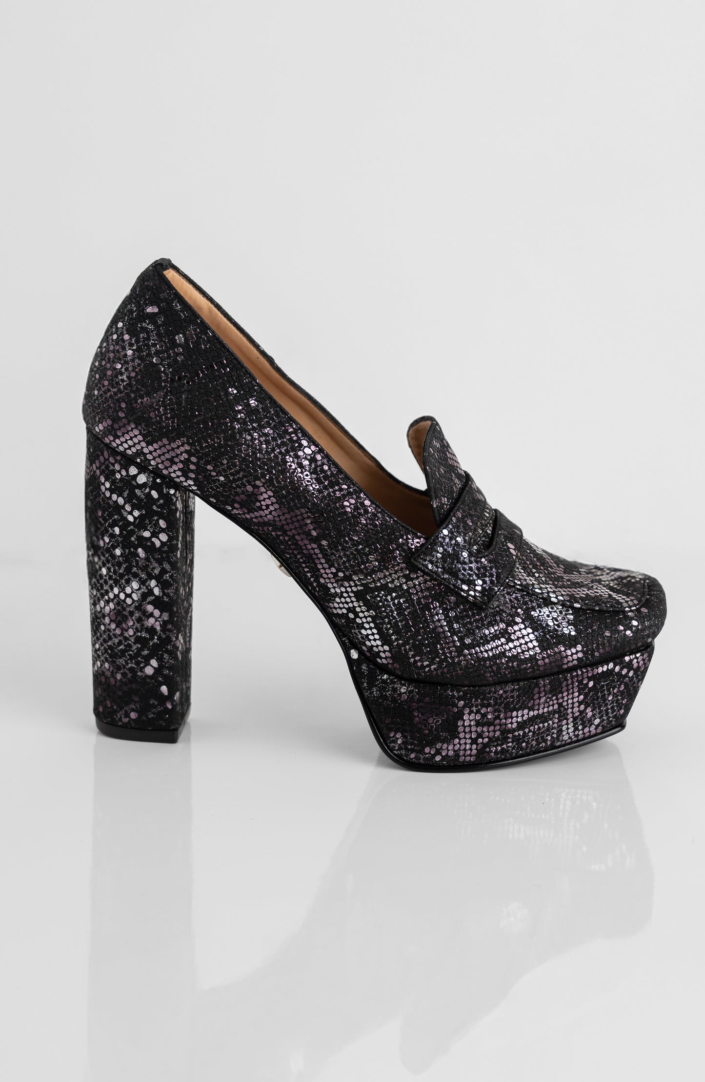 COOPER LOAFER PLATFORM Python Print (Pre Order Del 10/15)