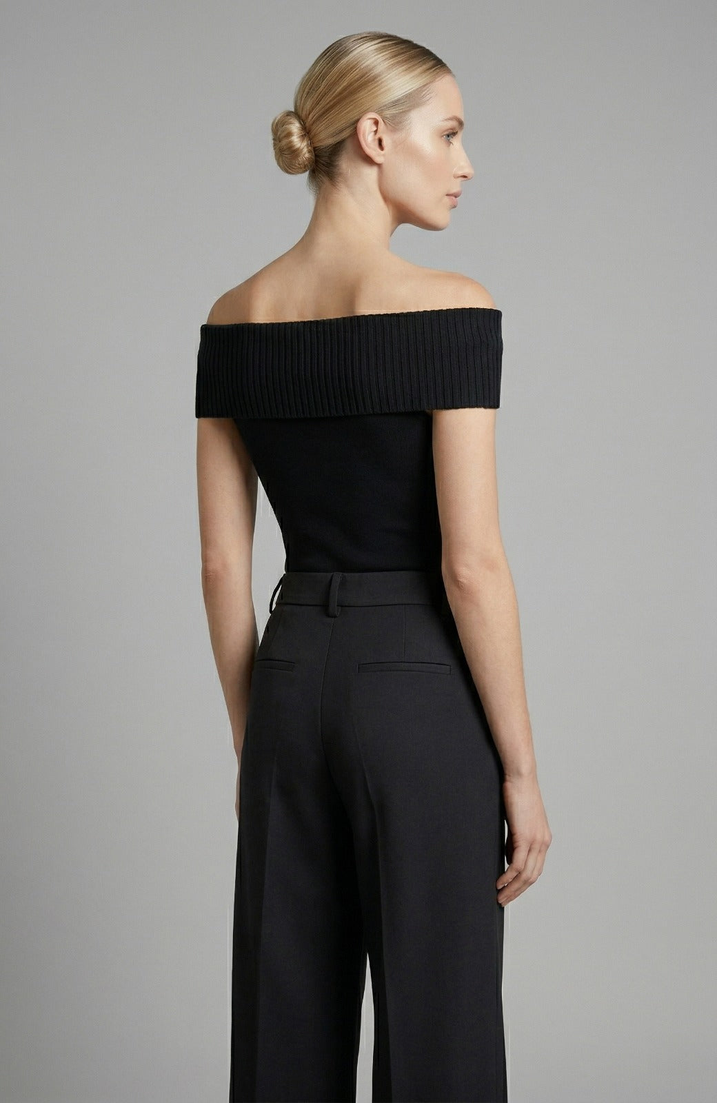 Off Shoulder Knit Top