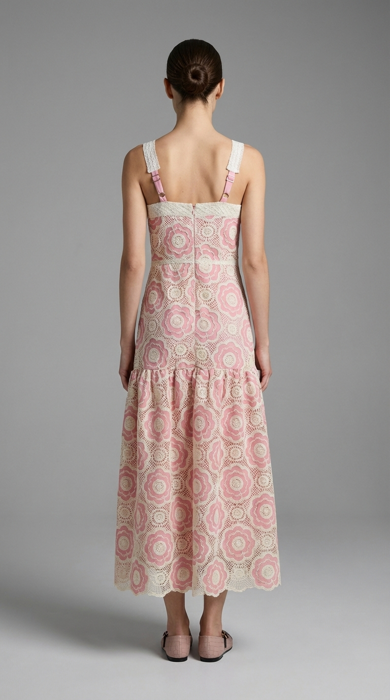 Sunshine Lace Maxi Dress