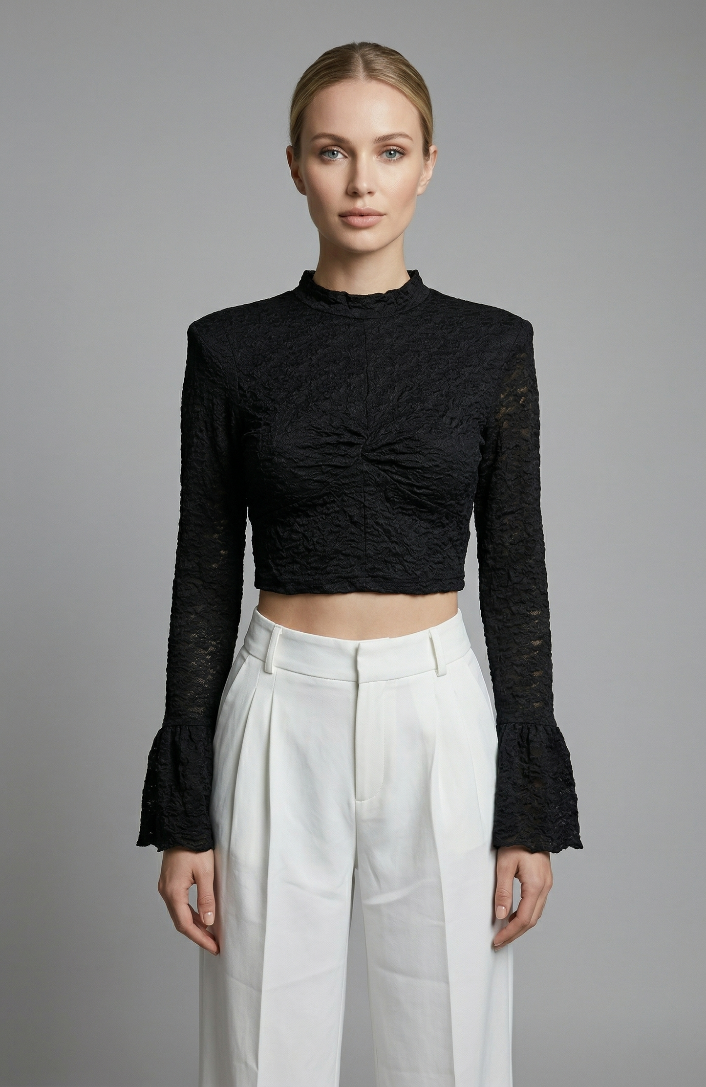 Lace Crop Blouse