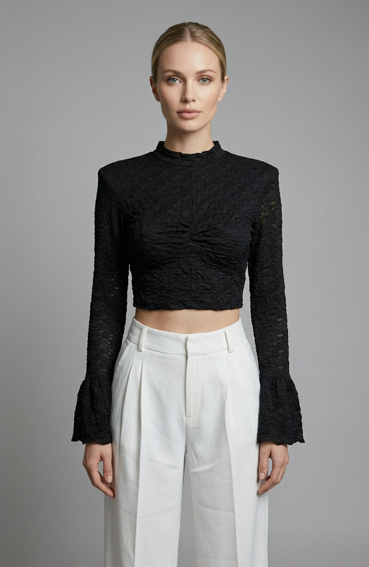 Lace Crop Blouse