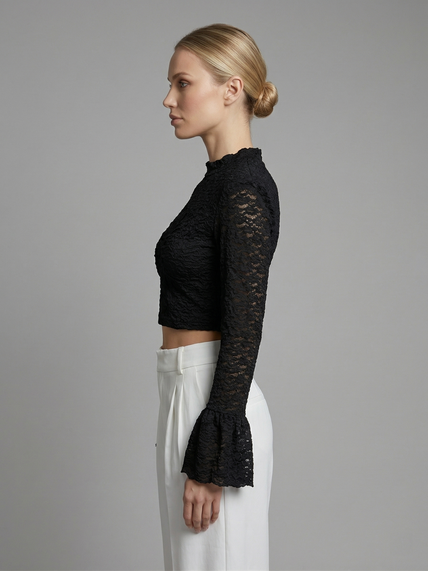 Lace Crop Blouse